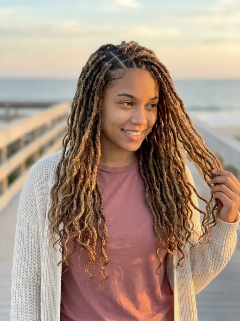 Wavy Retwist Locs