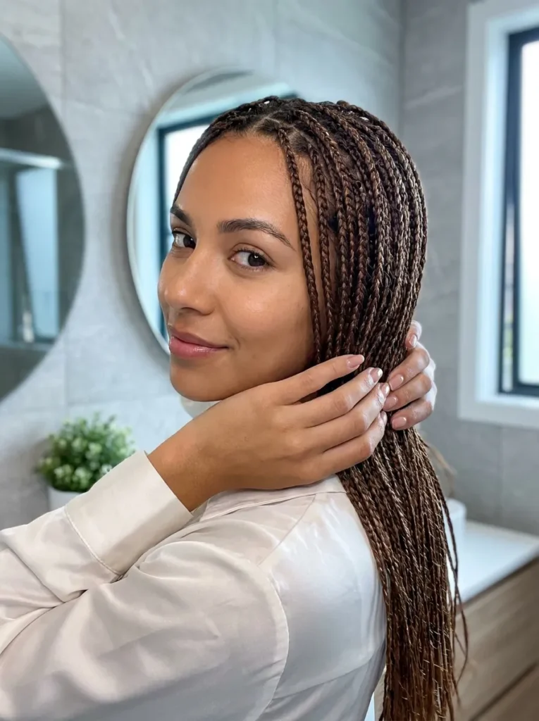 Wet Look Braids