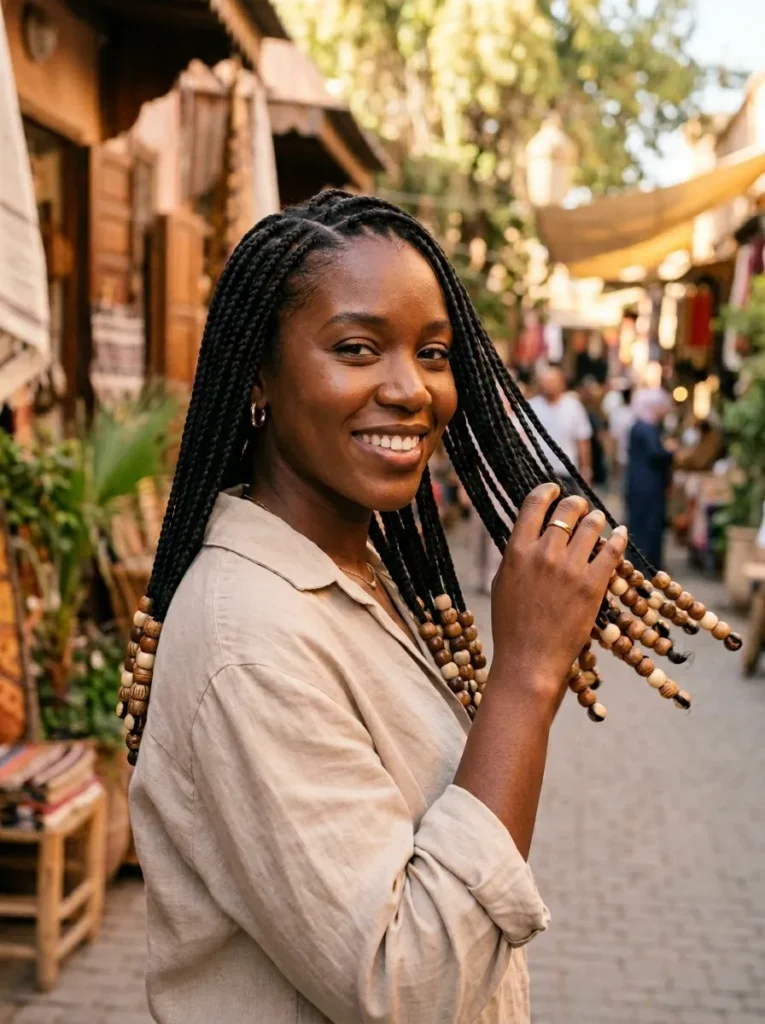 Wooden Bead Braids