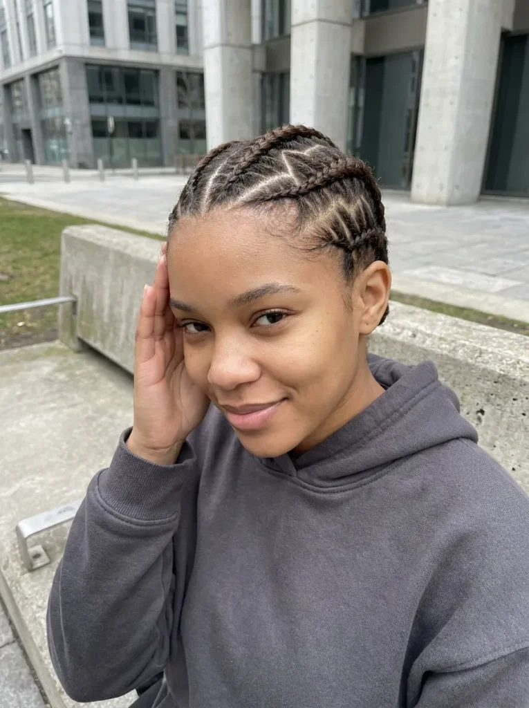Zigzag Cornrow Braids