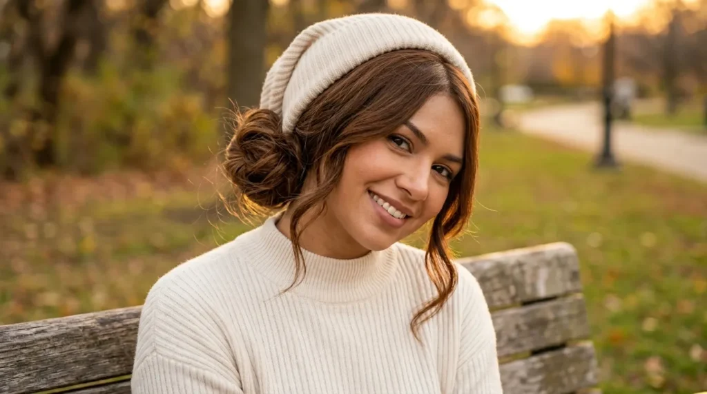beanie hairstyles for women