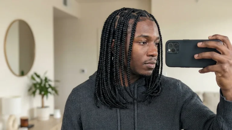 box braids styles on black men