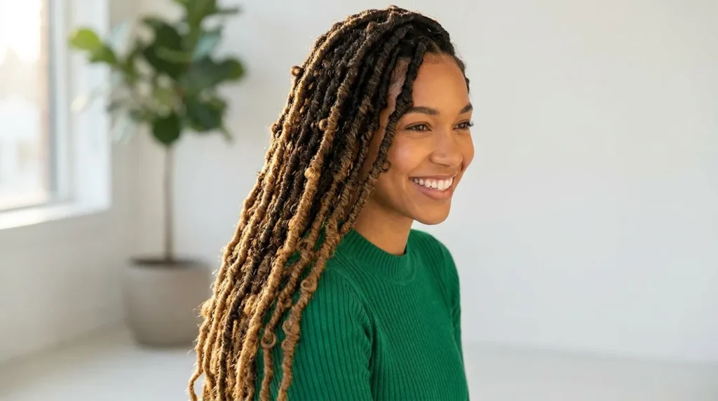 butterfly locs hairstyles on natural hair