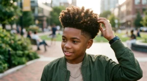 20 Charming Haircut for Black Boys That Look So Cool