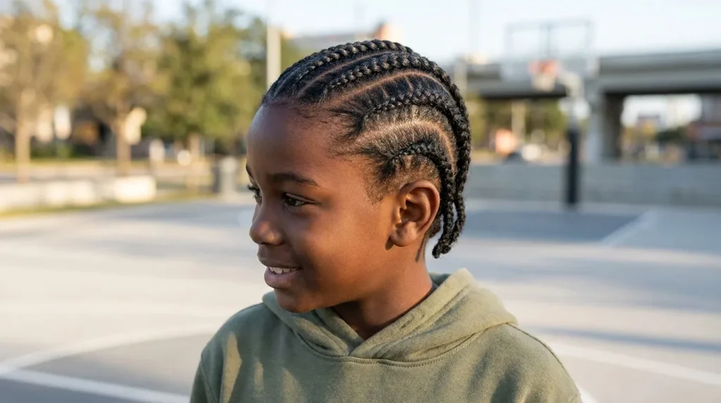 cornrows and braid hairstyles for black boys