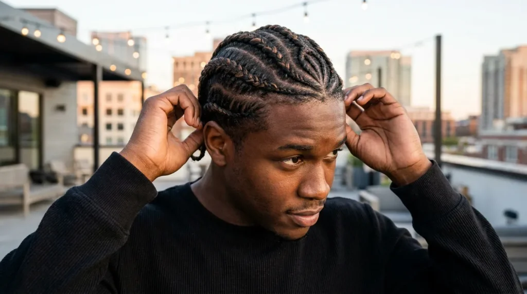 cornrows hairstyles for black men