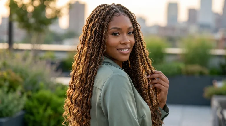 hybrid twists and braids hairstyles for black queens