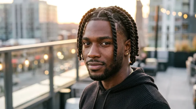 kamikaze two strand rope twists on black men
