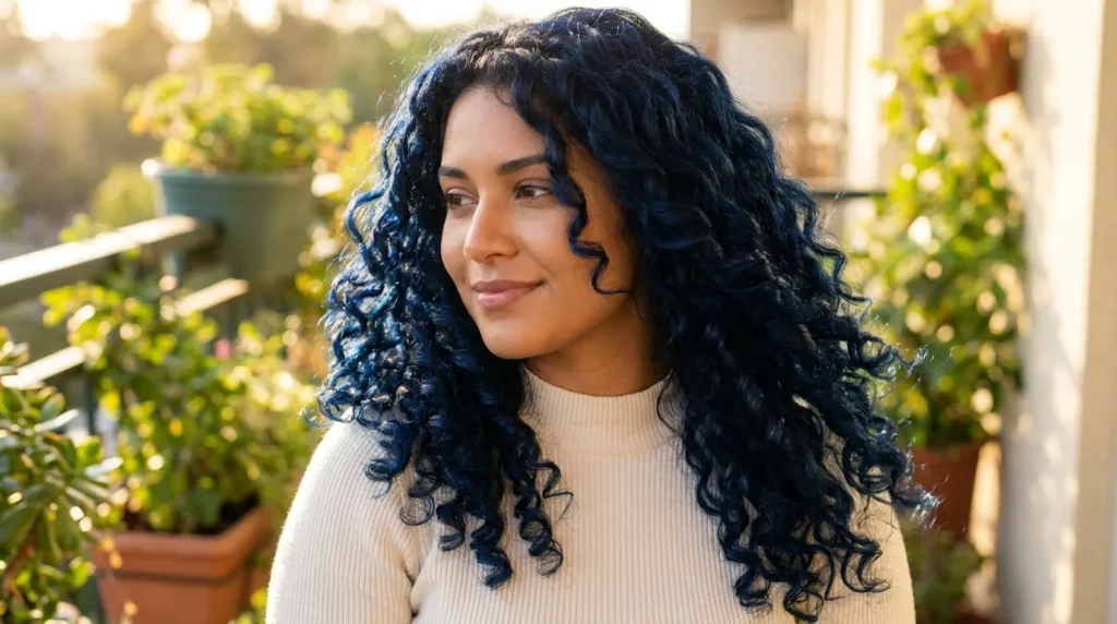 navy hair color ideas