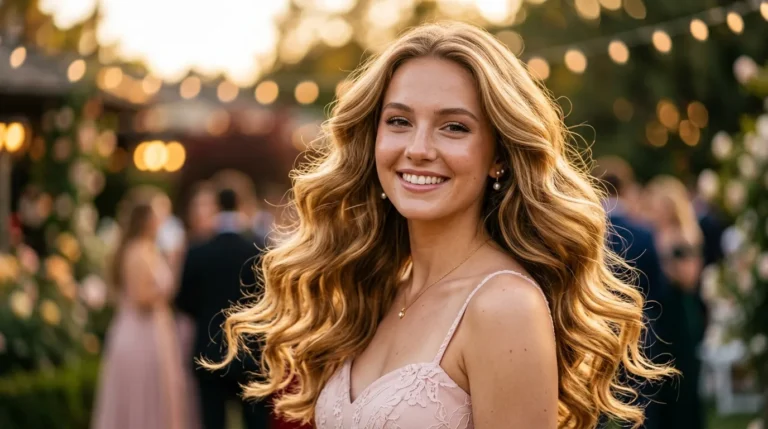 prom hair down