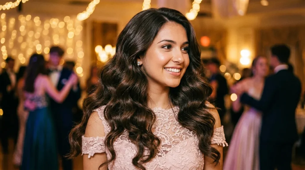 prom hairstyles down