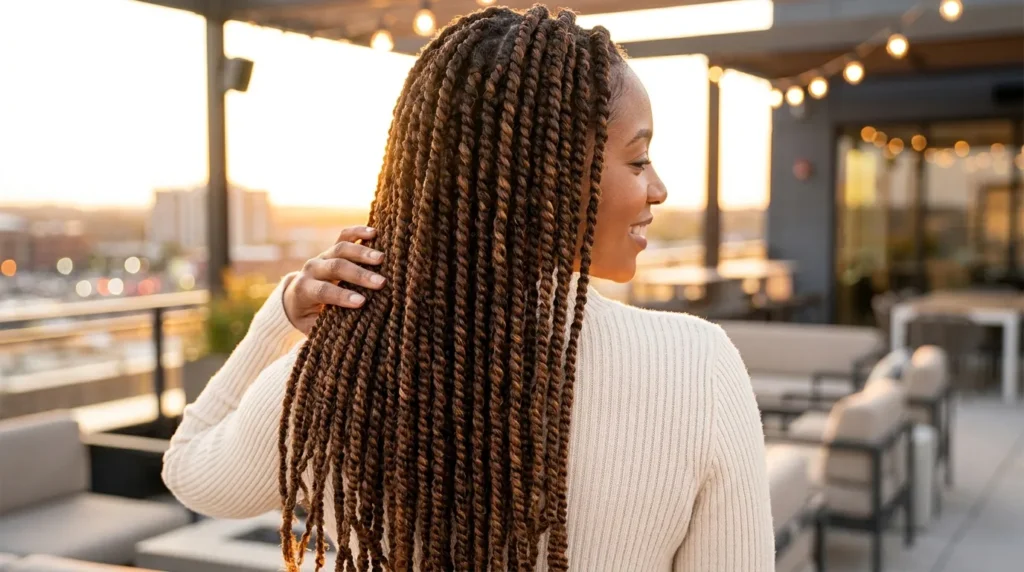 two strand twists dreadlocs hairstyles