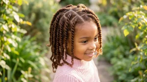 20 Cute Two Strand Twists Hairstyles on Black Kids