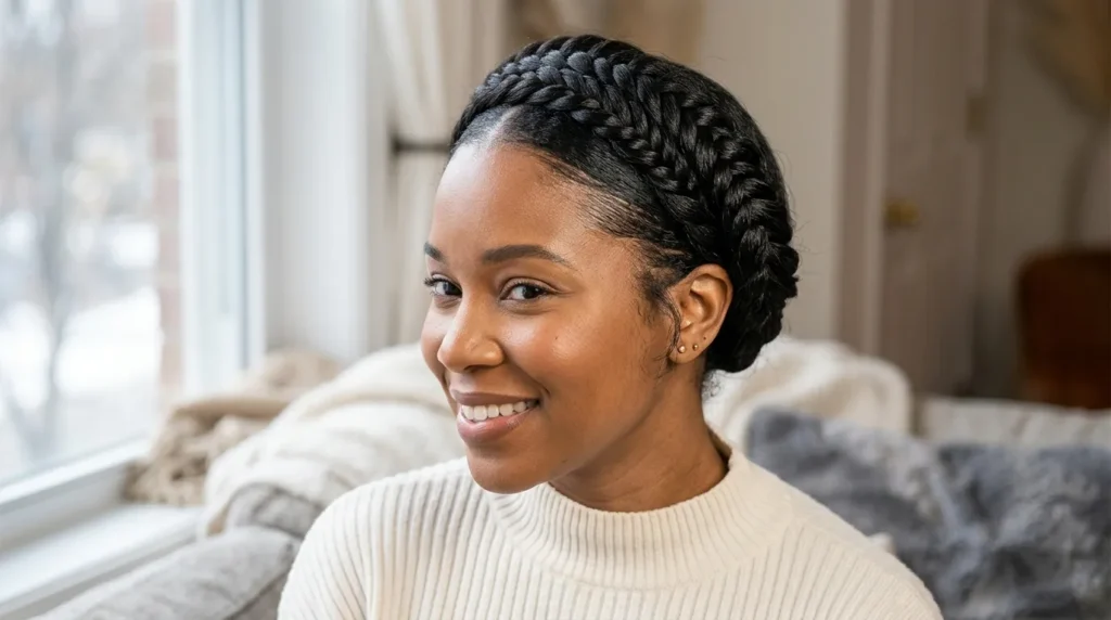 winter protective hairstyles for natural hair