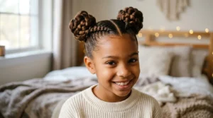 20 Cute Winter Protective Natural Hairstyles for Kids