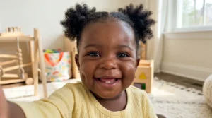 20 Easy Natural Hairstyles for One Year Old Black Baby Girls