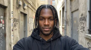 20 Hottest Box Braids for Men With Middle Part