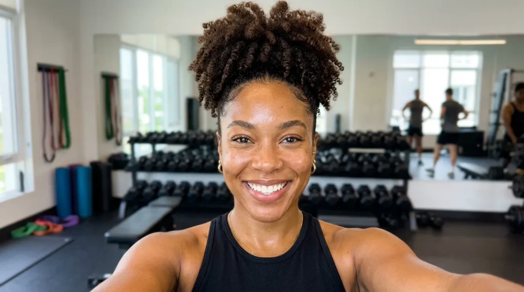 20 Natural Hairstyles for Gym Girls Who Hate Redoing Their Hair