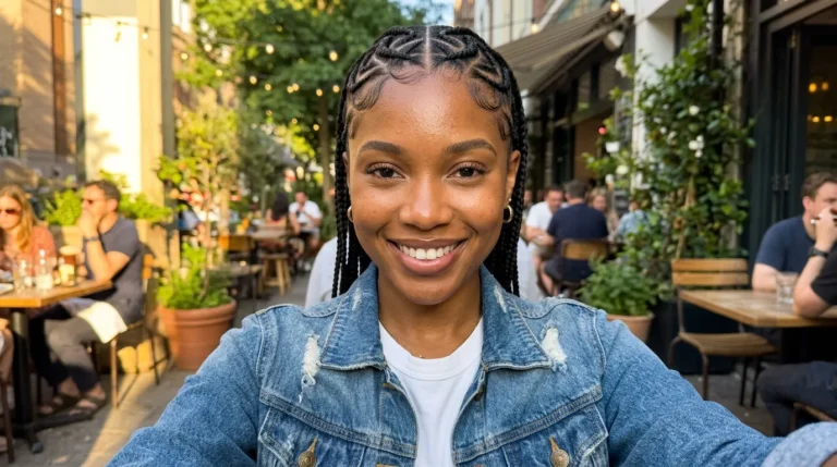 20 Stunning Heart Shaped Cornrows on Black Women