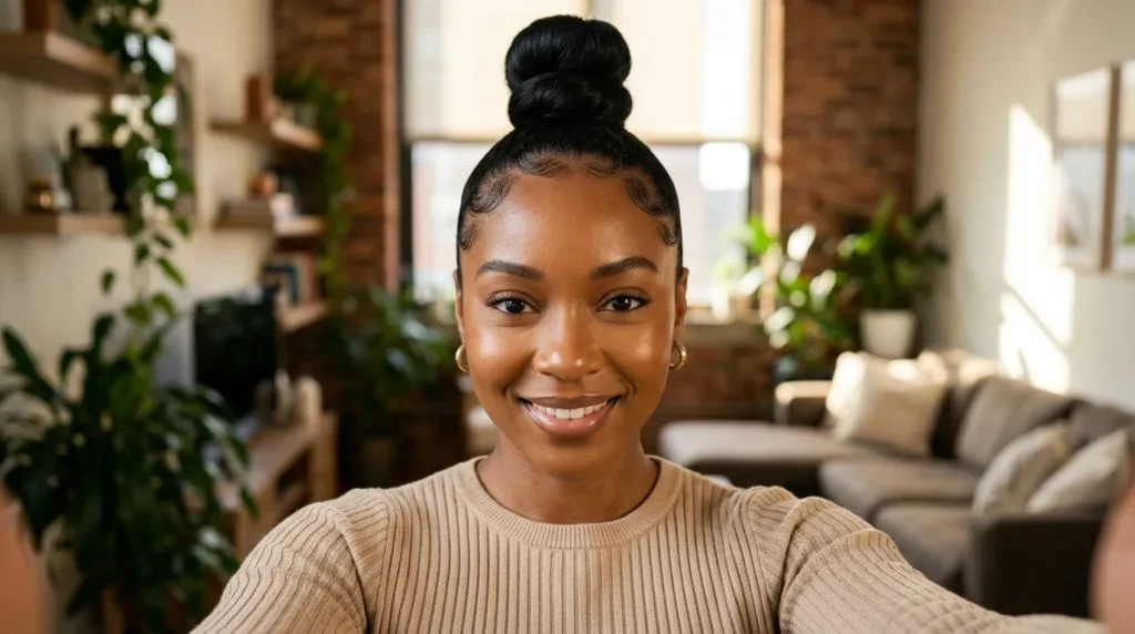 20 Top Knot Ninja Bun Hairstyles on Black Women to Try