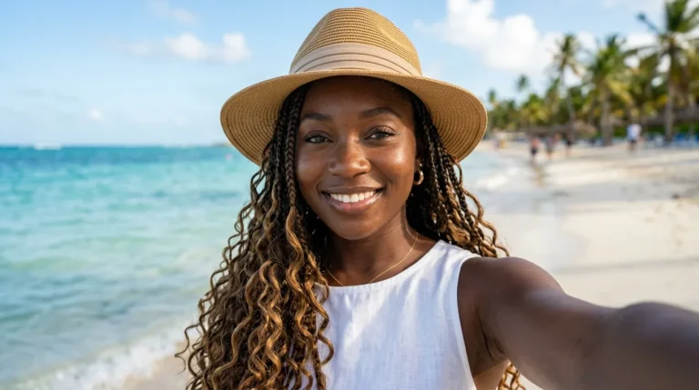 20 Vacation Natural Hairstyles With Braids for Summer