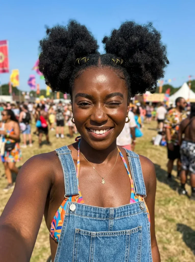 Afro Puff Space Buns