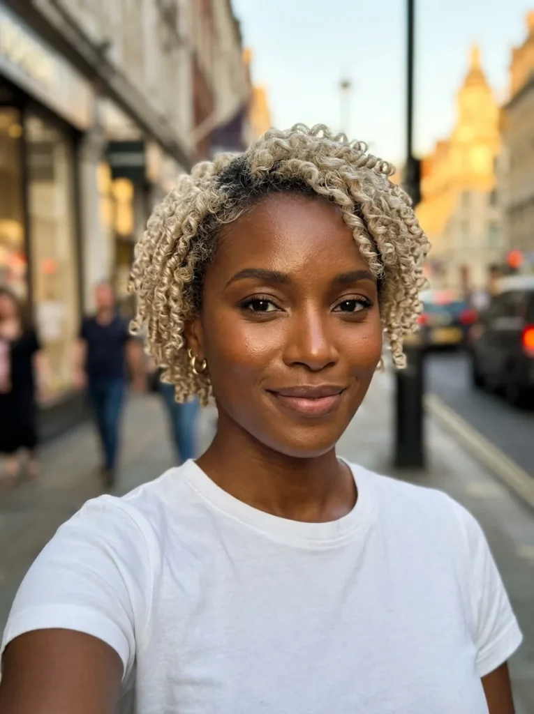 Ash Blonde Finger Coils