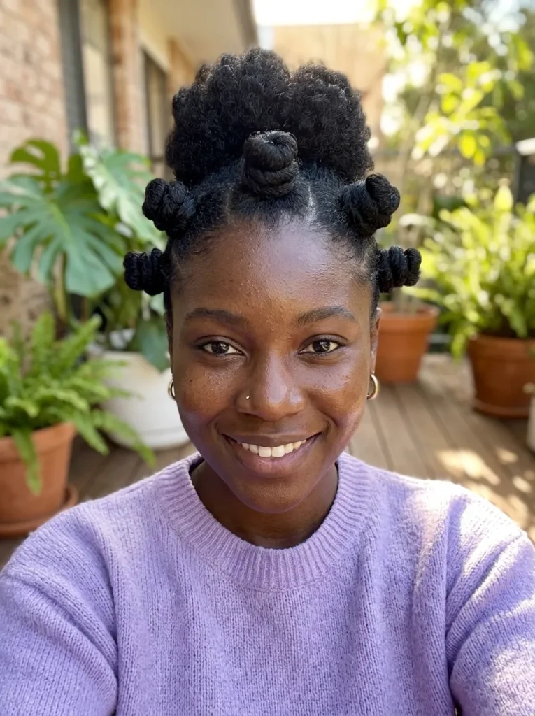 Bantu Knot Crown
