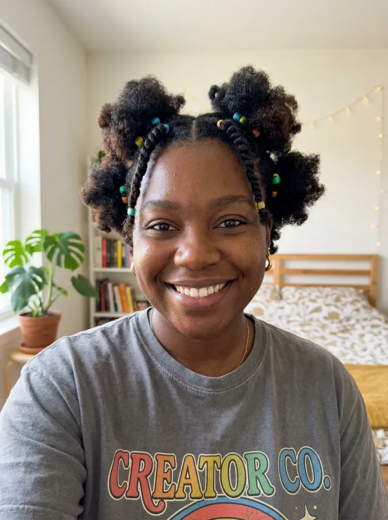 Bantu Knot Puffs