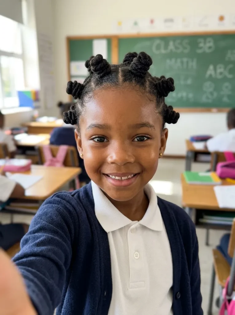 Bantu Knots on Locs