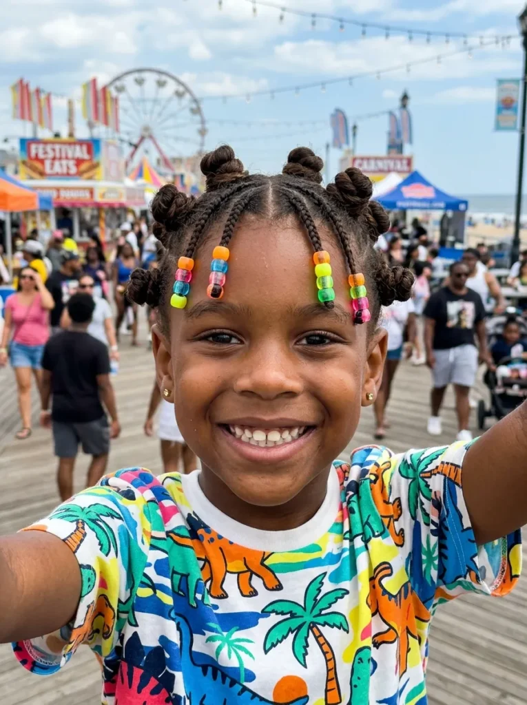Beaded Bantu Knots