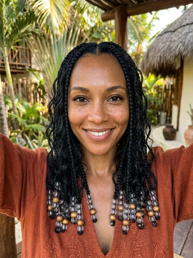 Beaded Goddess Braids