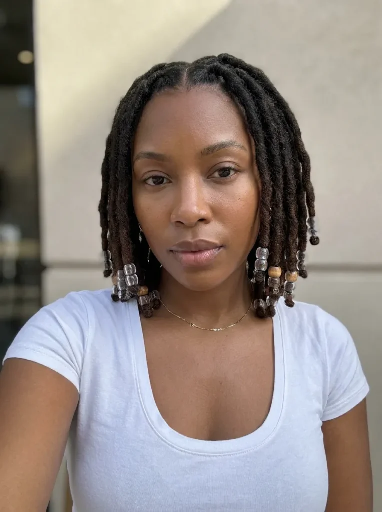 Beaded Loc Bob
