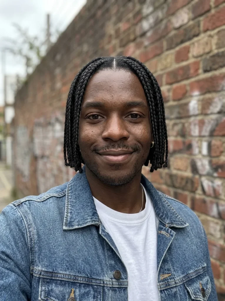 Bob-Length Blunt Cut Braids