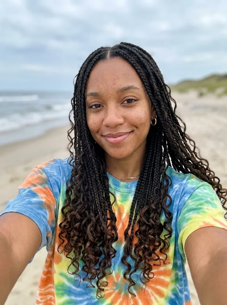 Bohemian Box Braids