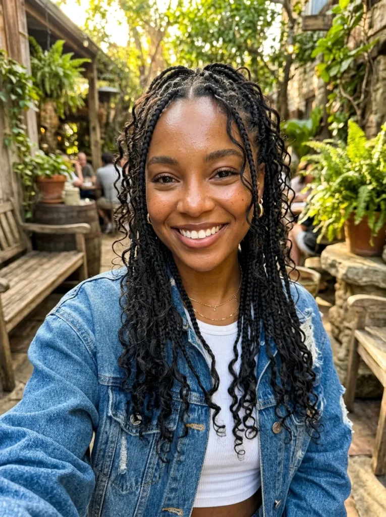 Bohemian Box Braids