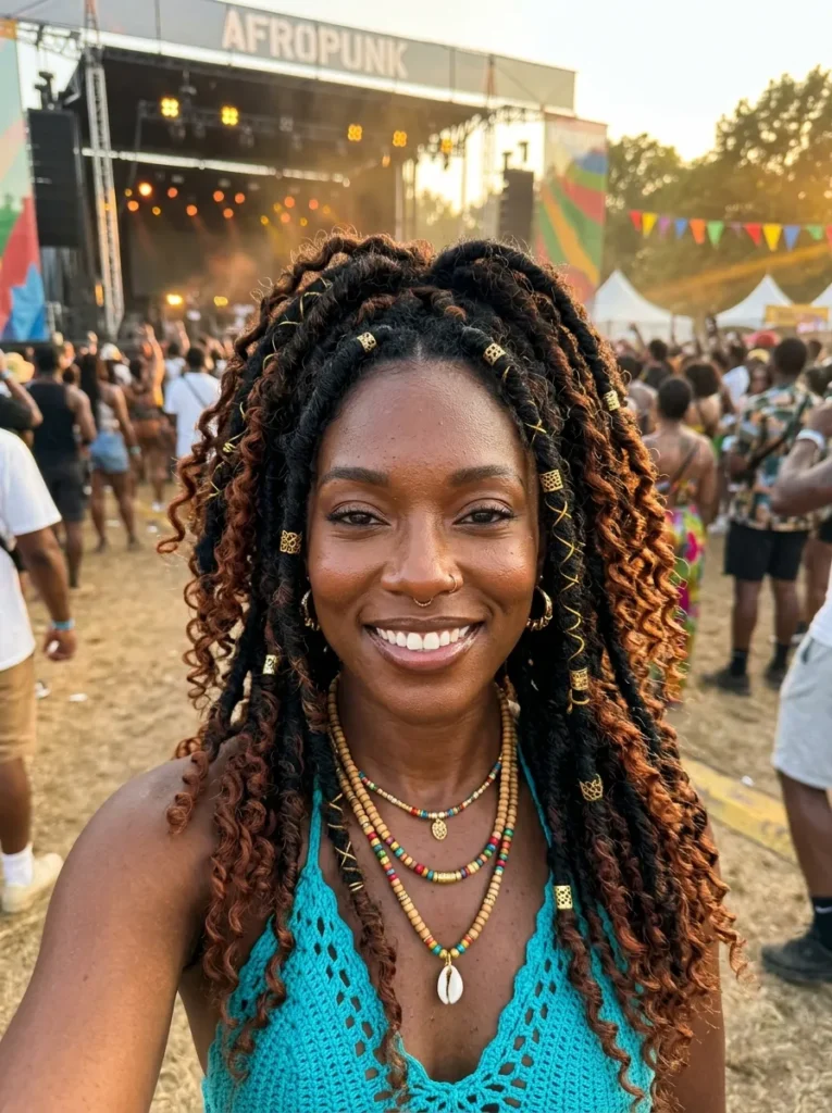 Bohemian Faux Locs