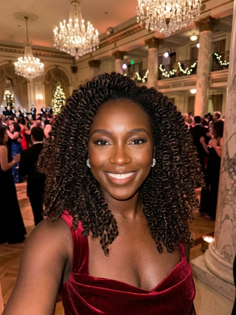 Bouncy Two-Strand Twist Out