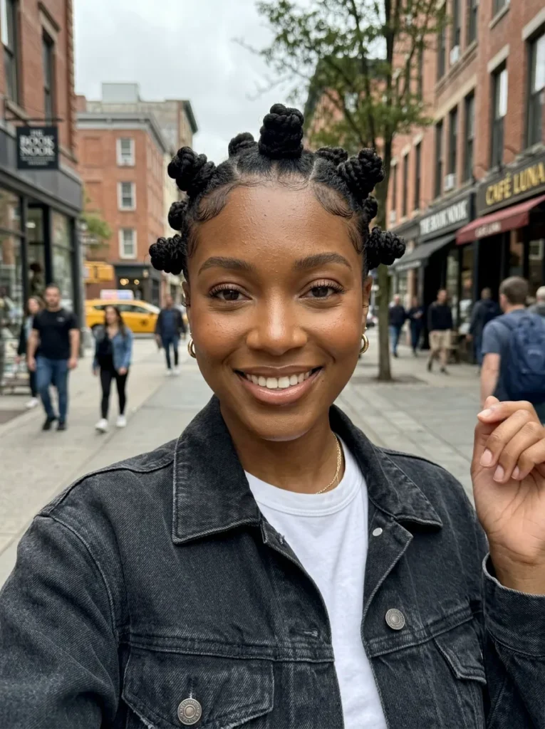 Braided Bantu Knots