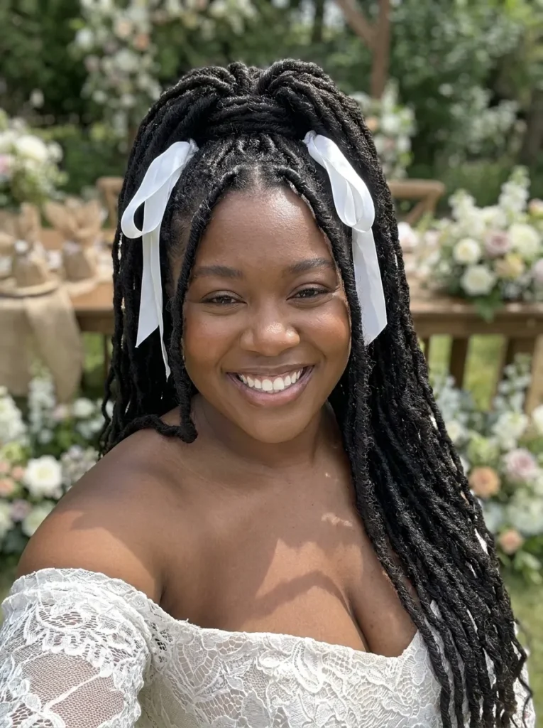 Braided Loc Ponytail