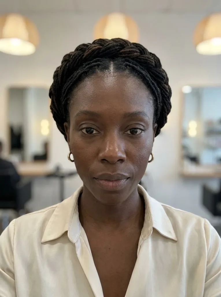 Braided Sisterlocs Crown