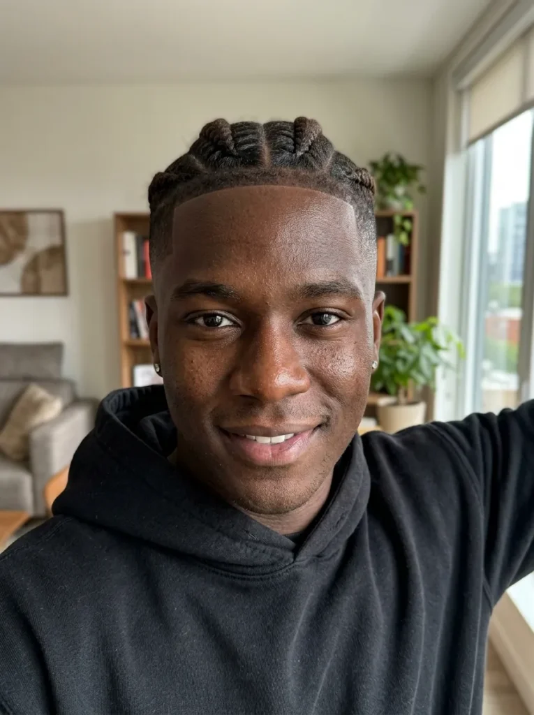 Braids With Fade For Men
