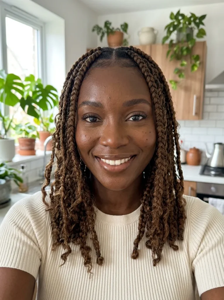 Brown Butterfly Braids