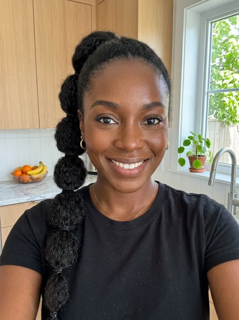 Bubble Braid Ponytail