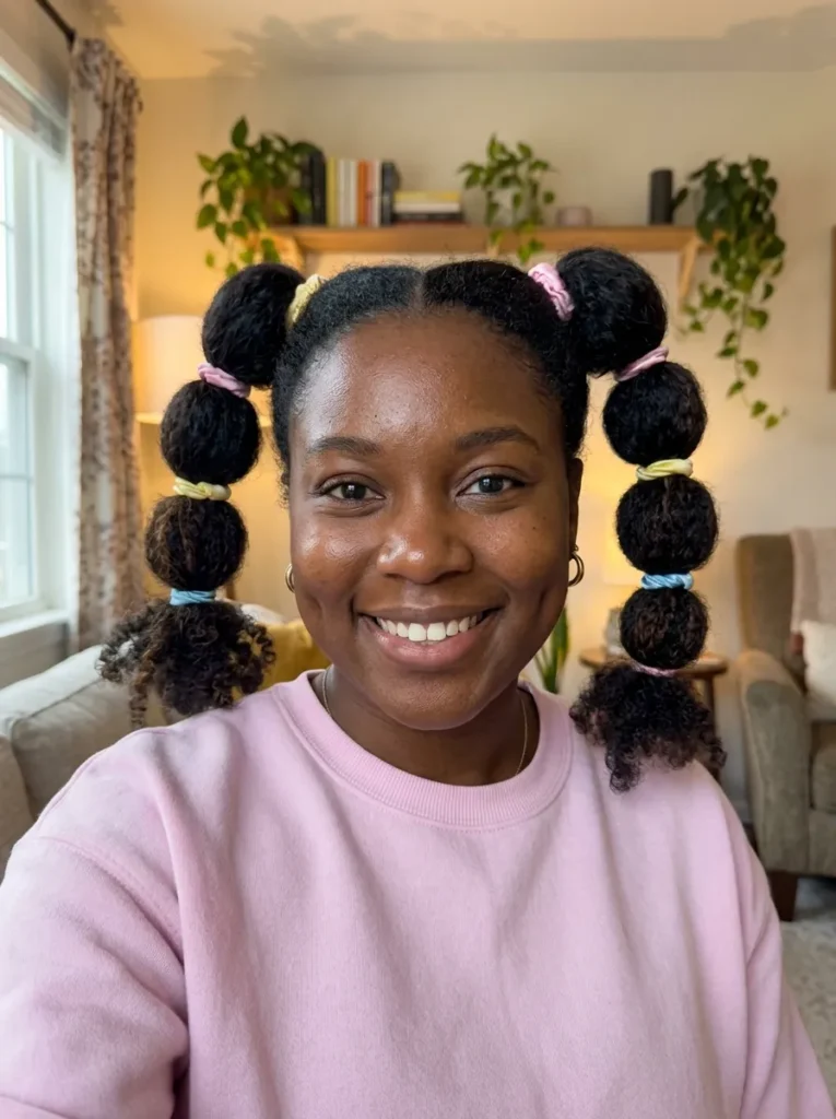 Bubble Ponytails