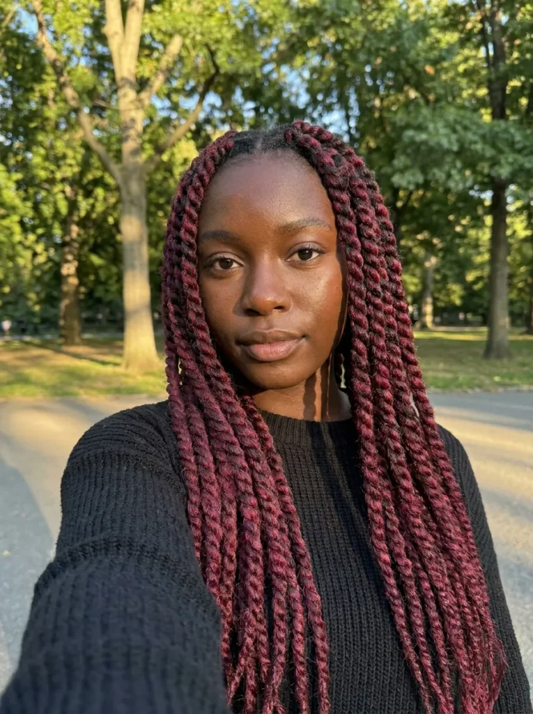 Burgundy Mix Twists