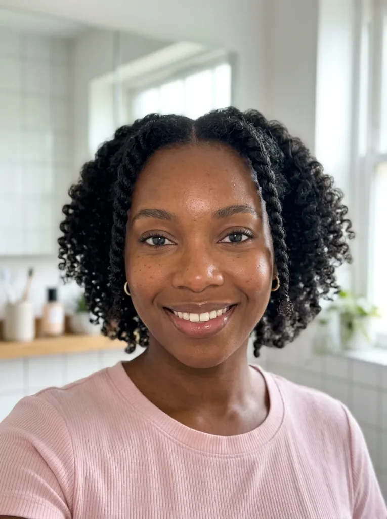 Chunky Face-Framing Twists