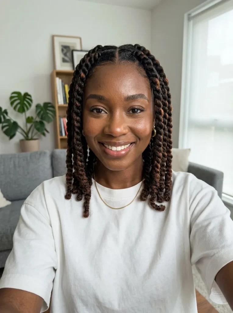 Chunky Flat Twists