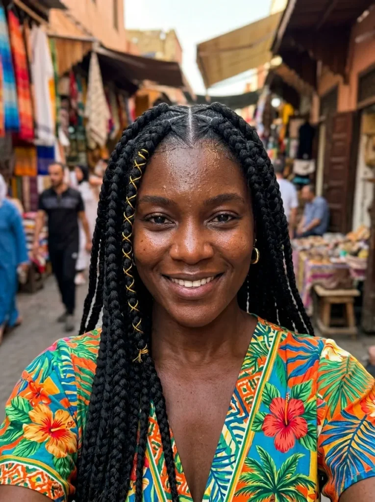 Chunky Triangle Box Braids