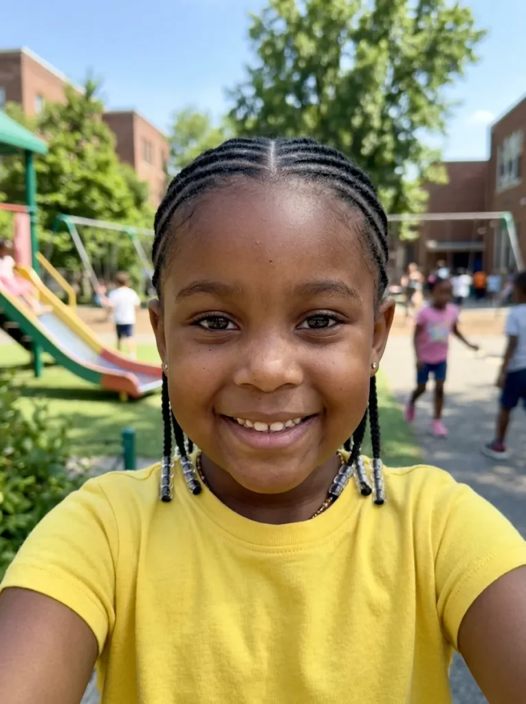 Classic Cornrows For Kids